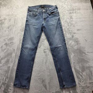 Silver Jeans Co Jeans Mens 32x32 Blue Allan Stretch Straight Leg M12401RAS449